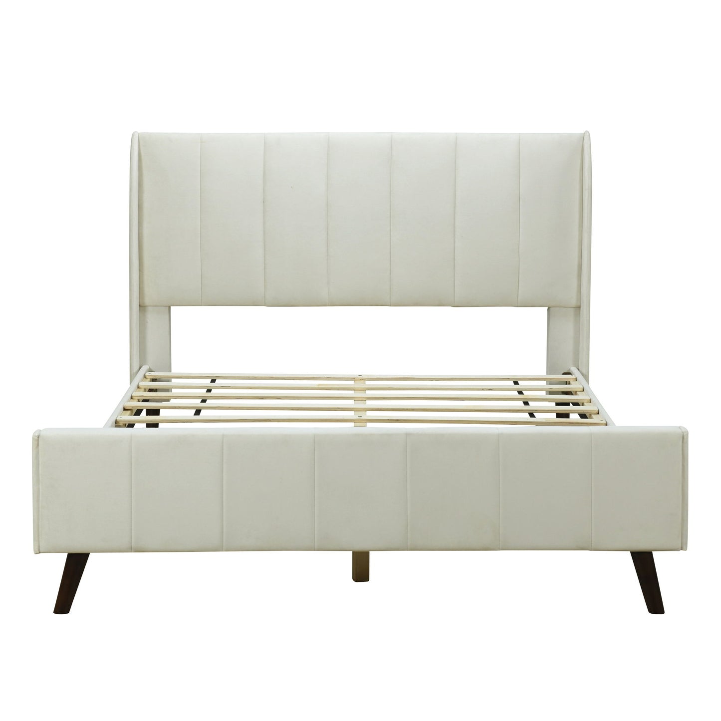 Upholstered Platform Bed Velvet