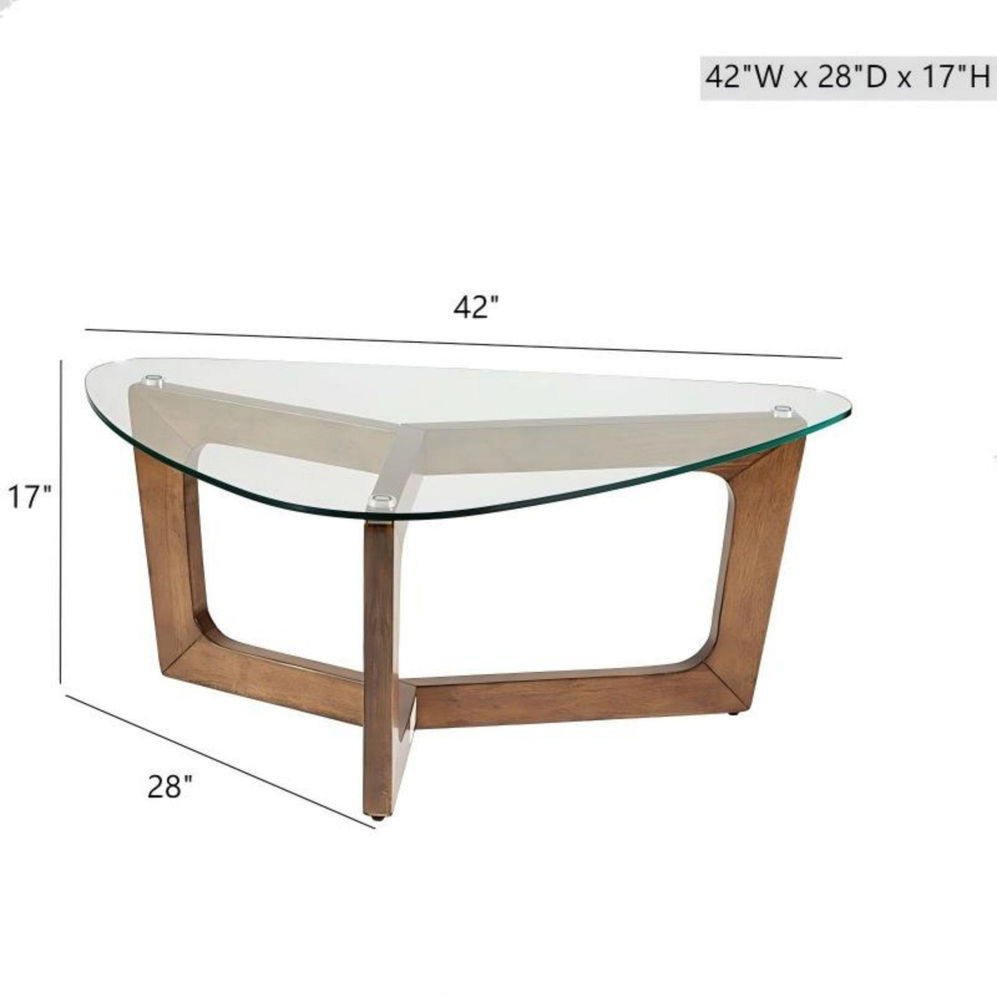 Walker - Coffee Table - Brown