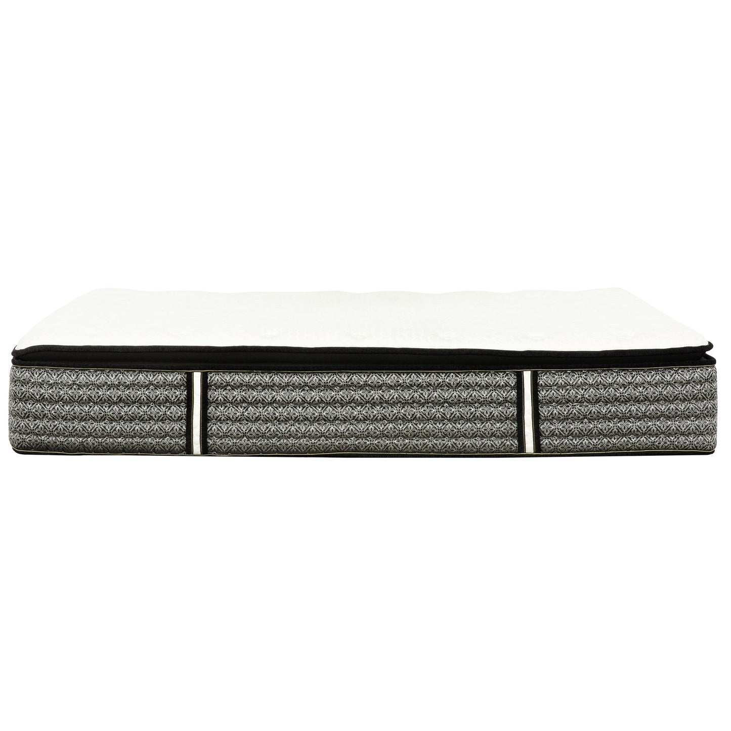Premium 14" Queen Size Hybrid Mattress In A Box Plush Gel Memory Foam Top With Cooling Technology - Gray / White