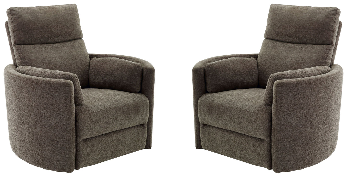 Radius - Power Swivel Glider Recliner (Set of 2)