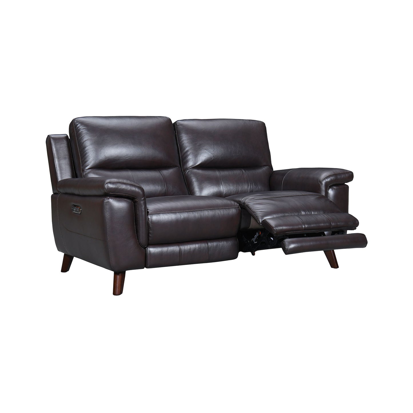 Lizette - Leather Power Recliner Loveseat With USB