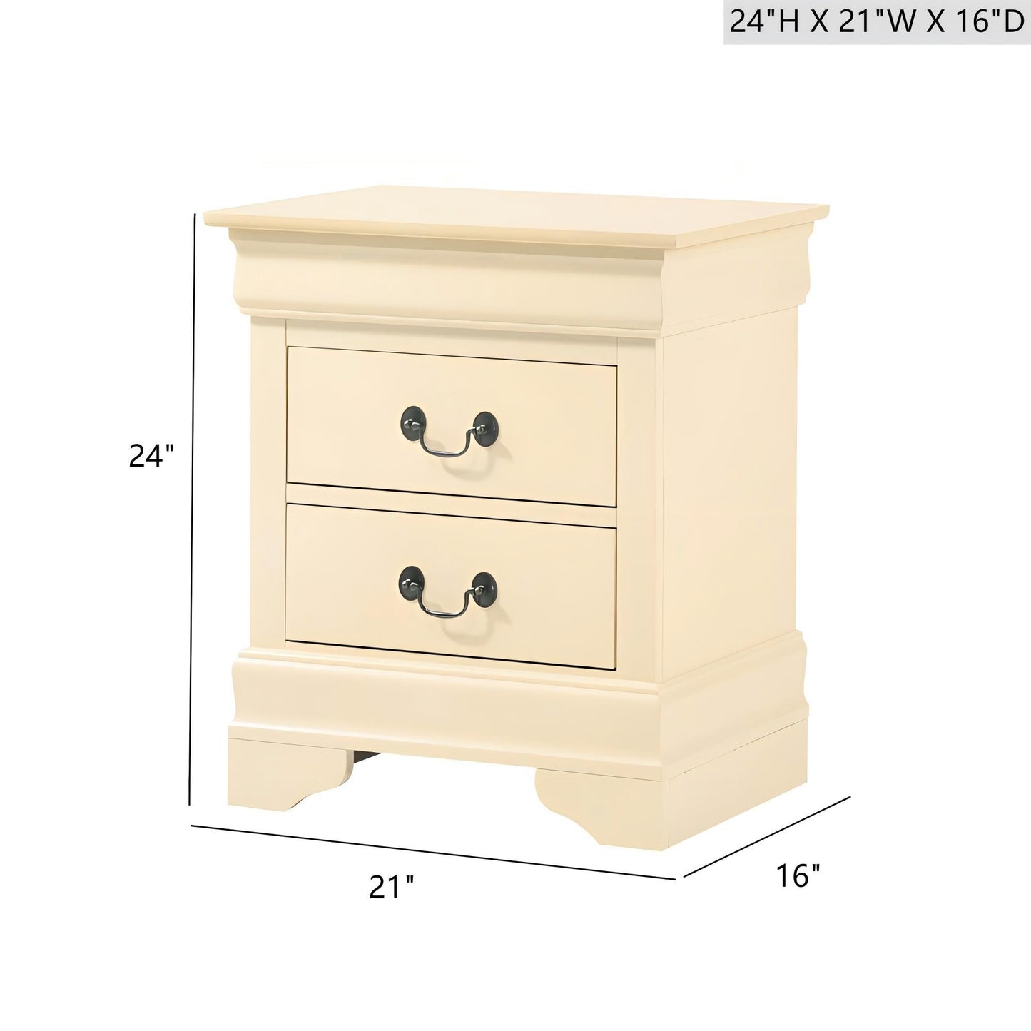 Louis Phillipe - Nightstand