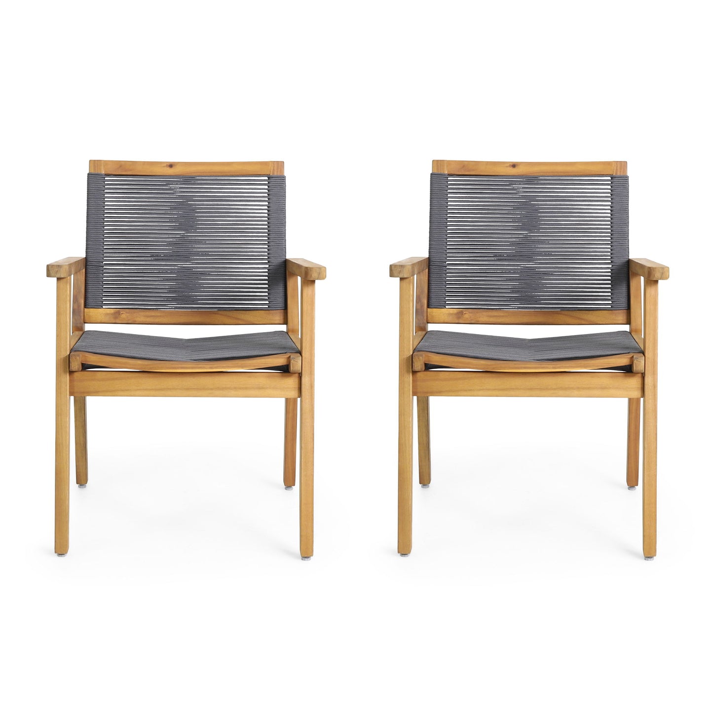 Outdoor Dining Chair (Set of 2) - Dark Gray