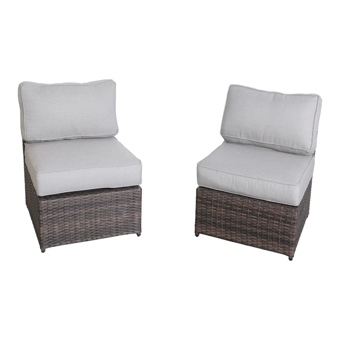 6 Person Seating Group With Cushions - Brown