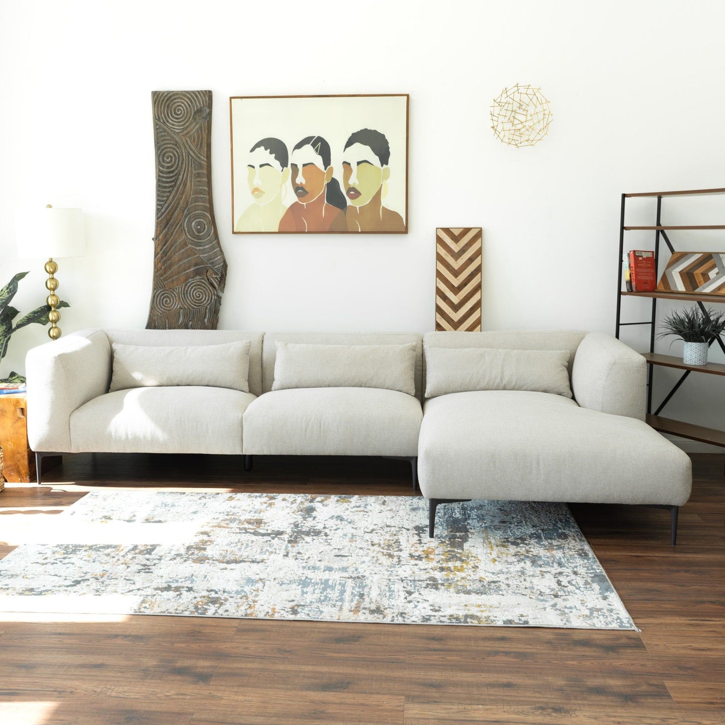 Laley - Right Facing L-Shaped Sectional