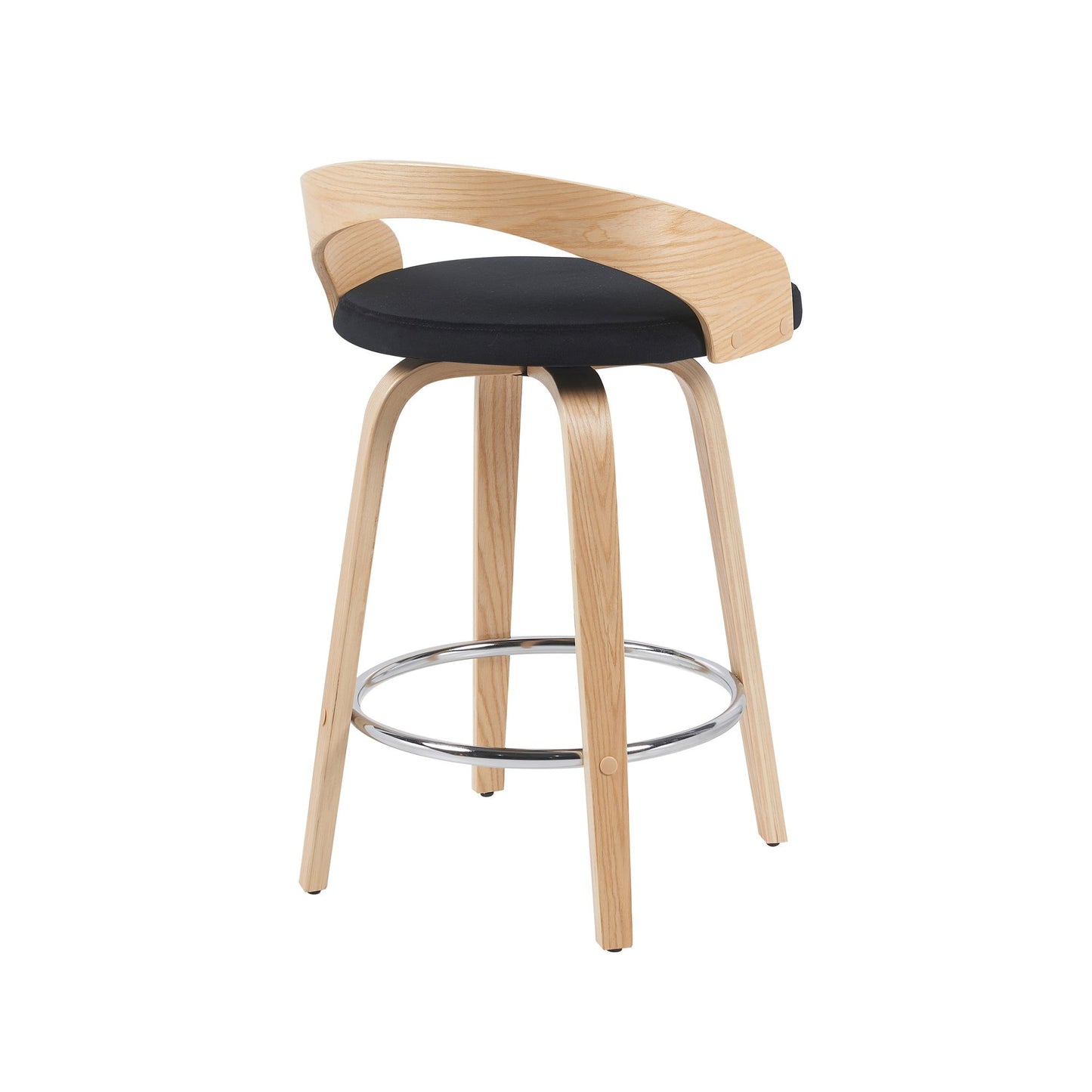 Sonia - Swivel Bar Height Stool - Brown