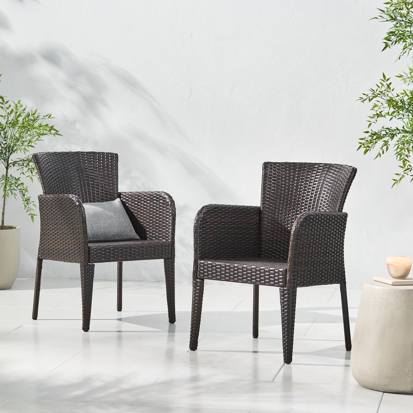 Anaya - Outdoor Wicker Dining Armchair (Set of 2)