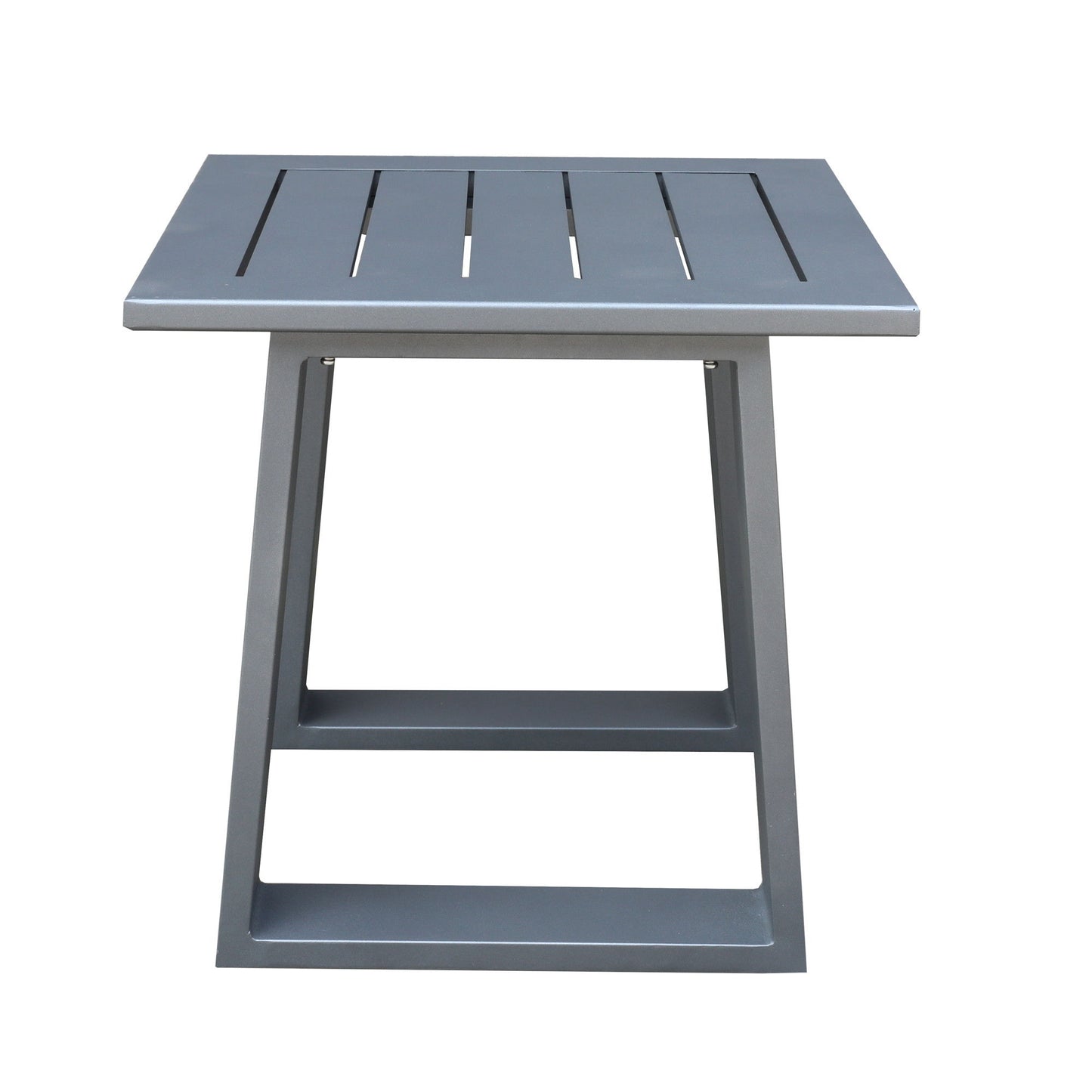 Traditional Style Outdoor Square End Table