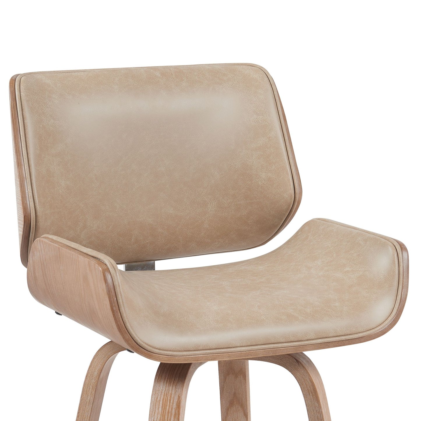 Tyler - Swivel Bar Stool - Light Brown