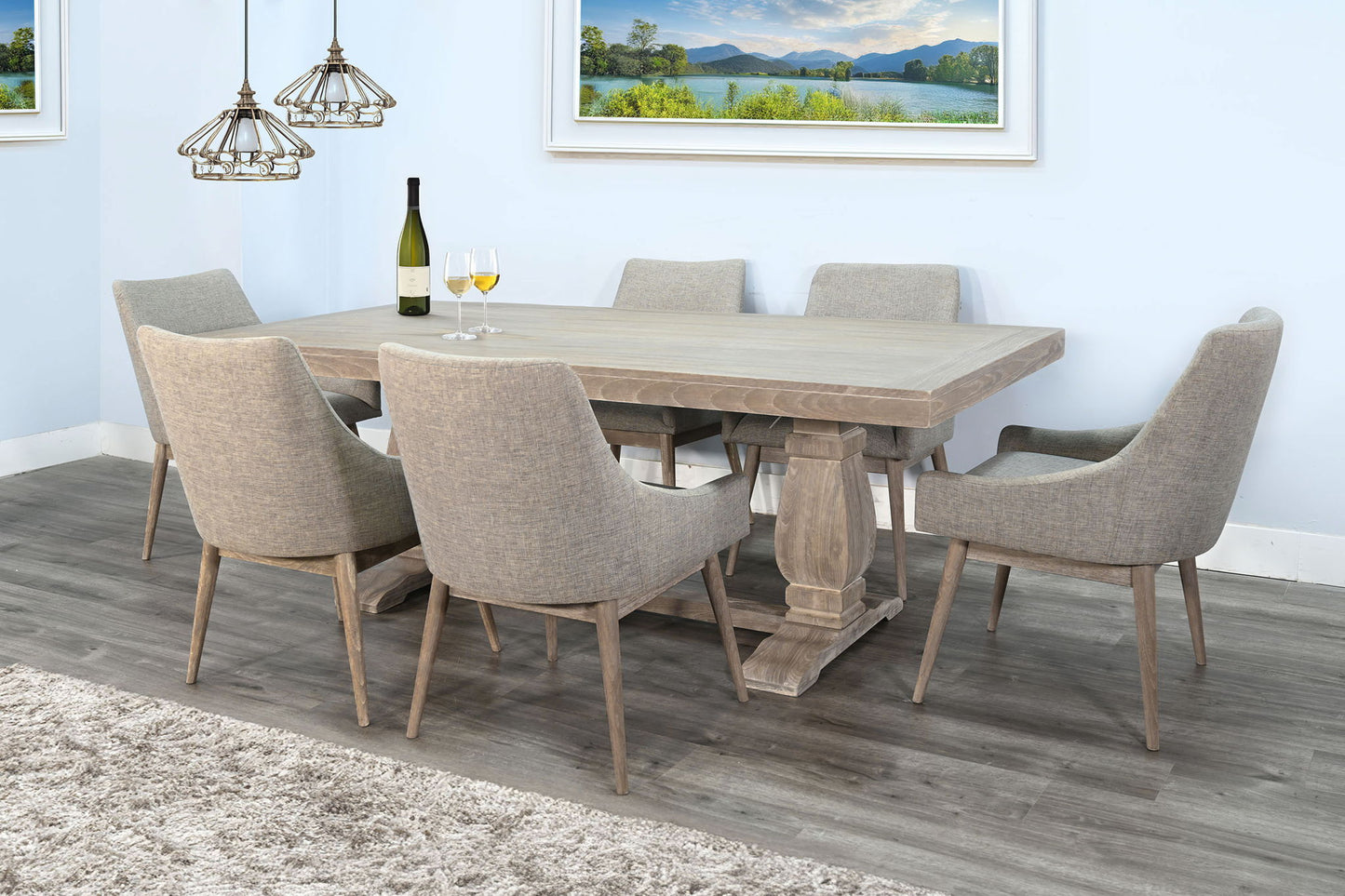 Gianna - Dining Set With Lowback Chairs