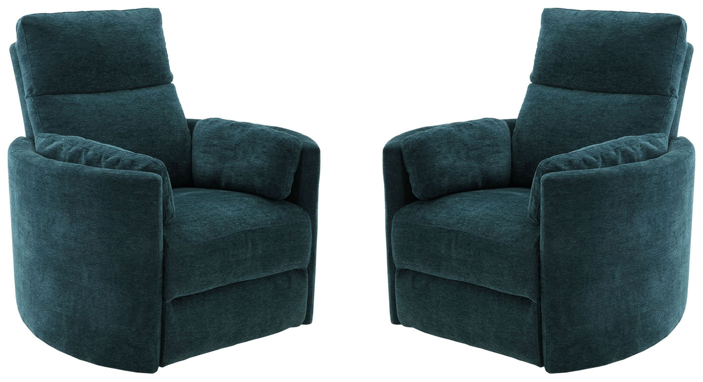 Radius - Power Swivel Glider Recliner (Set of 2)