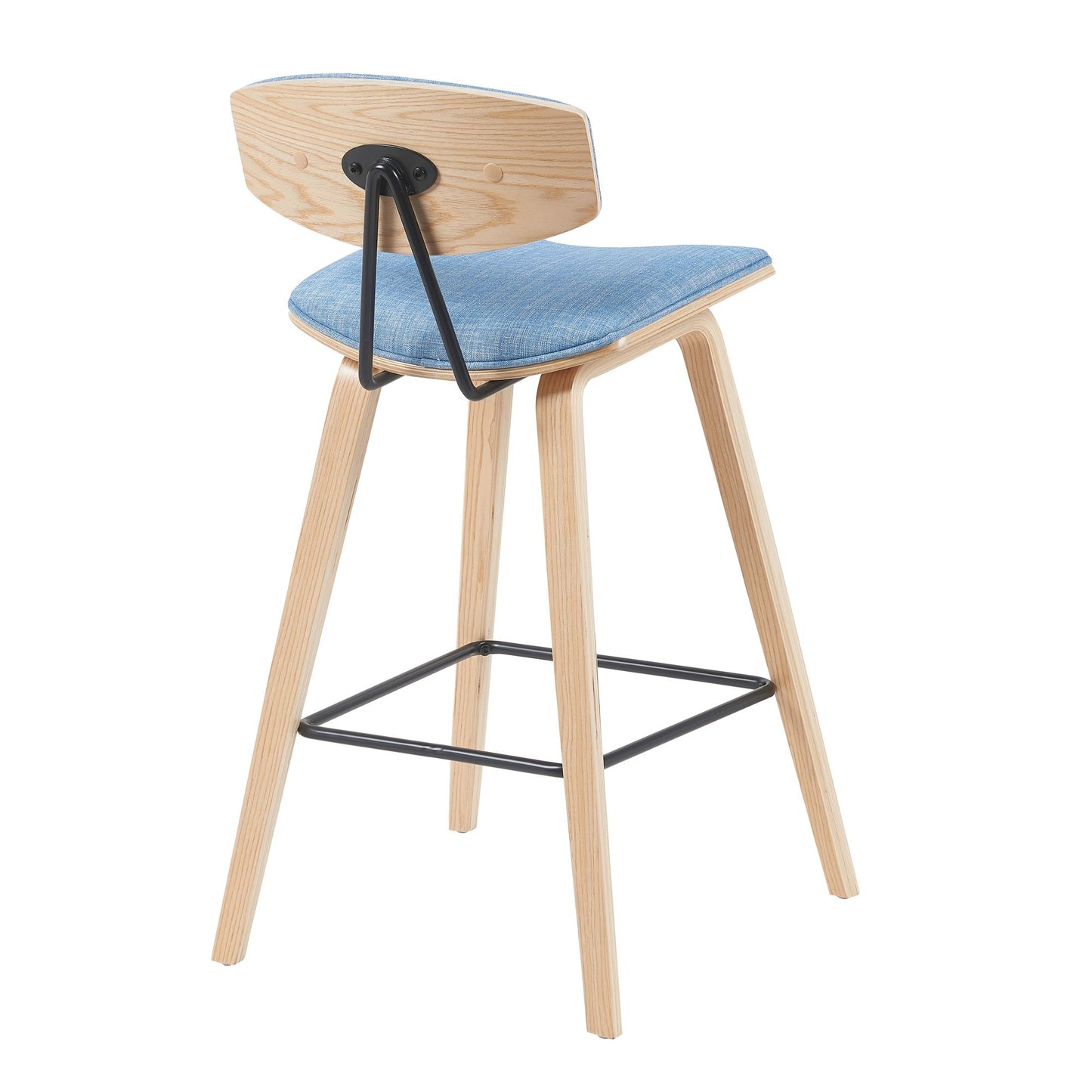 Fox - Swivel Bar Height Stool - Light Brown