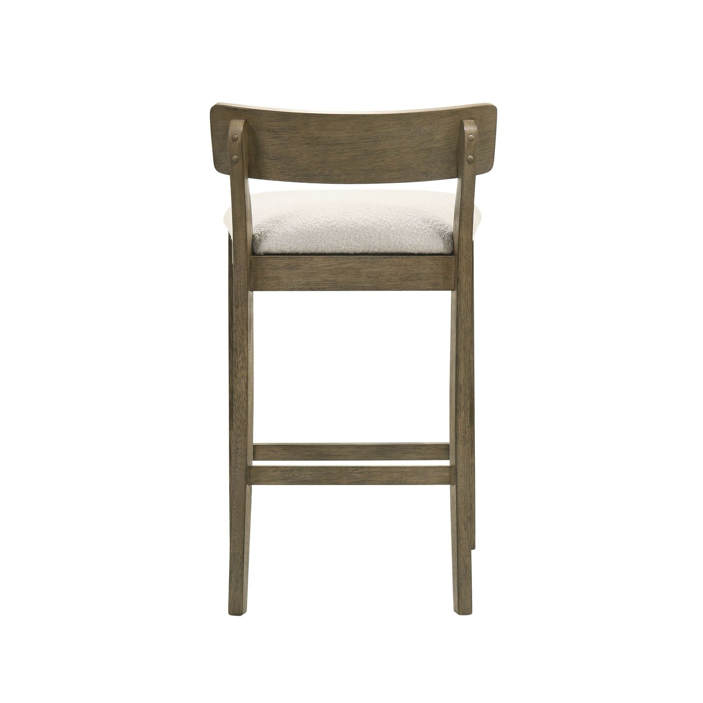 Merie - Modern Transitional Wood Counter Height Kitchen Bar Stool