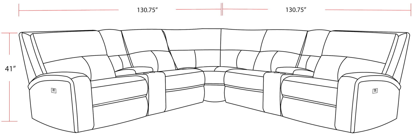 Polaris - Modular Power Reclining Sectional