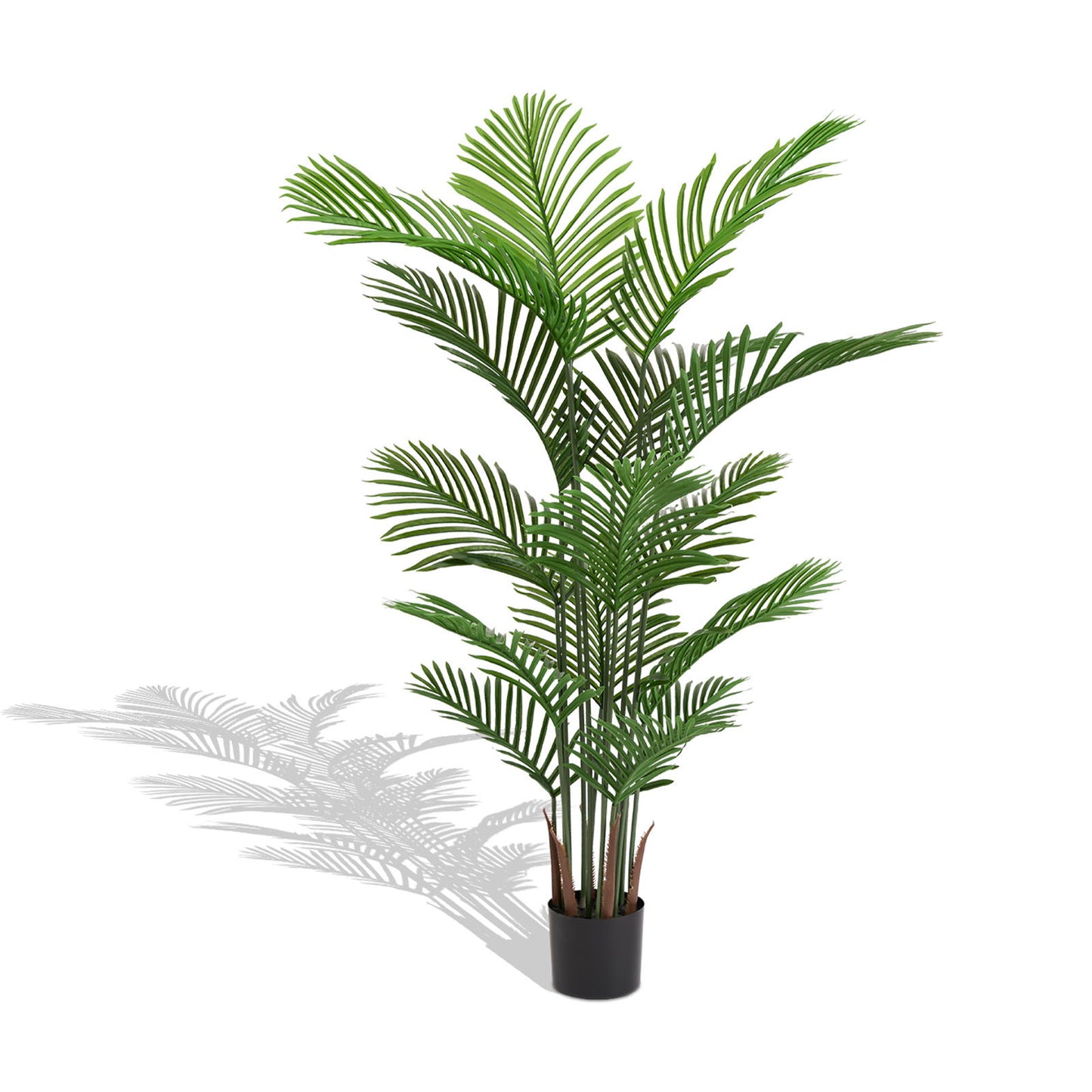Simulate Plastic Flower Boxes With Leaves For Outdoor Home Decor (Set of 2) -