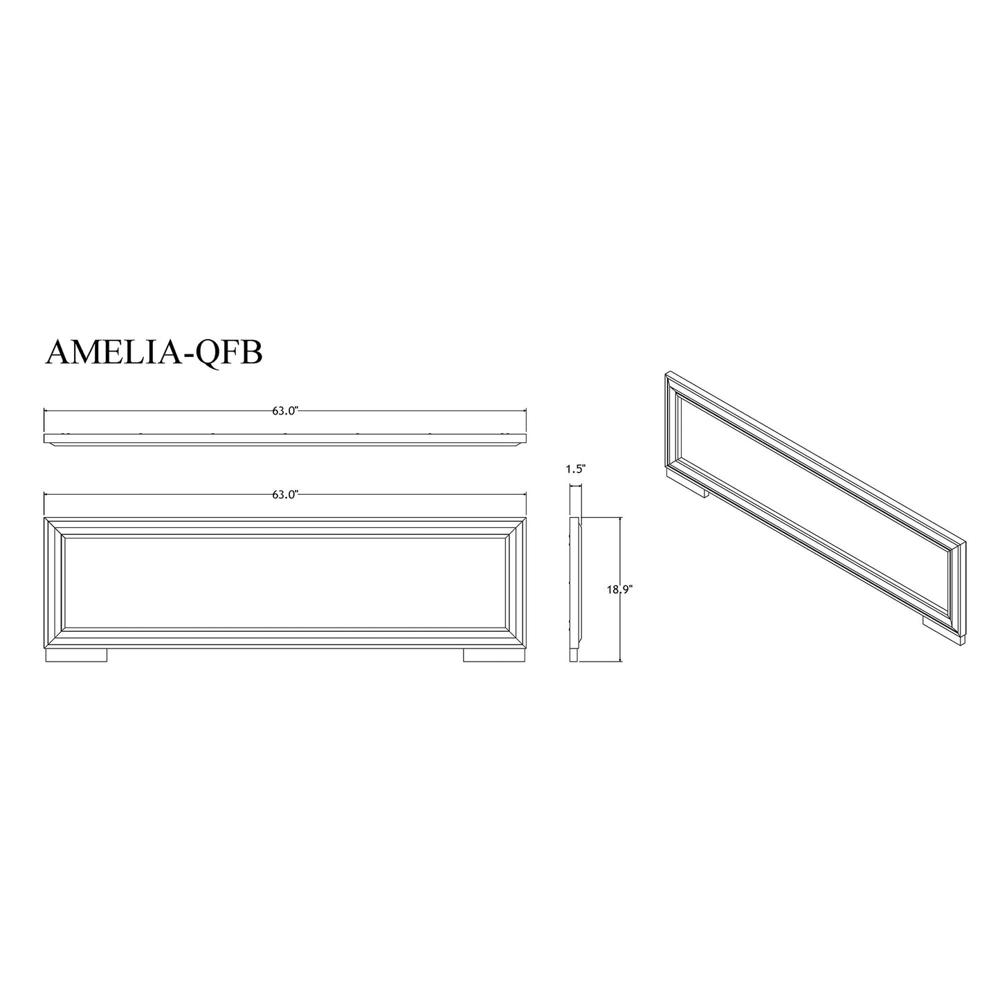 Adelaide - 5 Pieces With LED Set