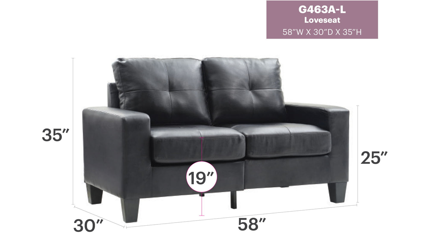 Track Arm Loveseat For Cozy Spaces