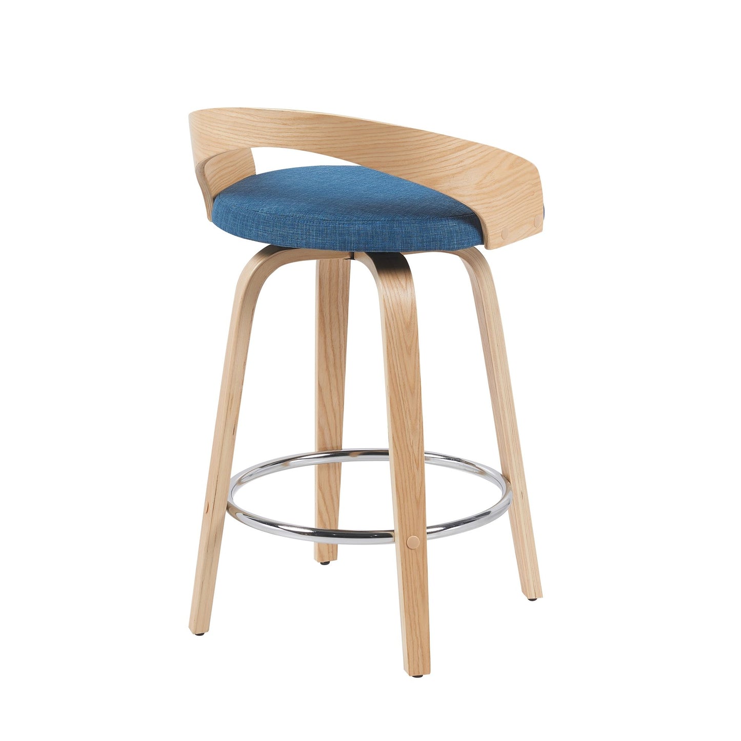 Sonia - Swivel Bar Height Stool - Brown