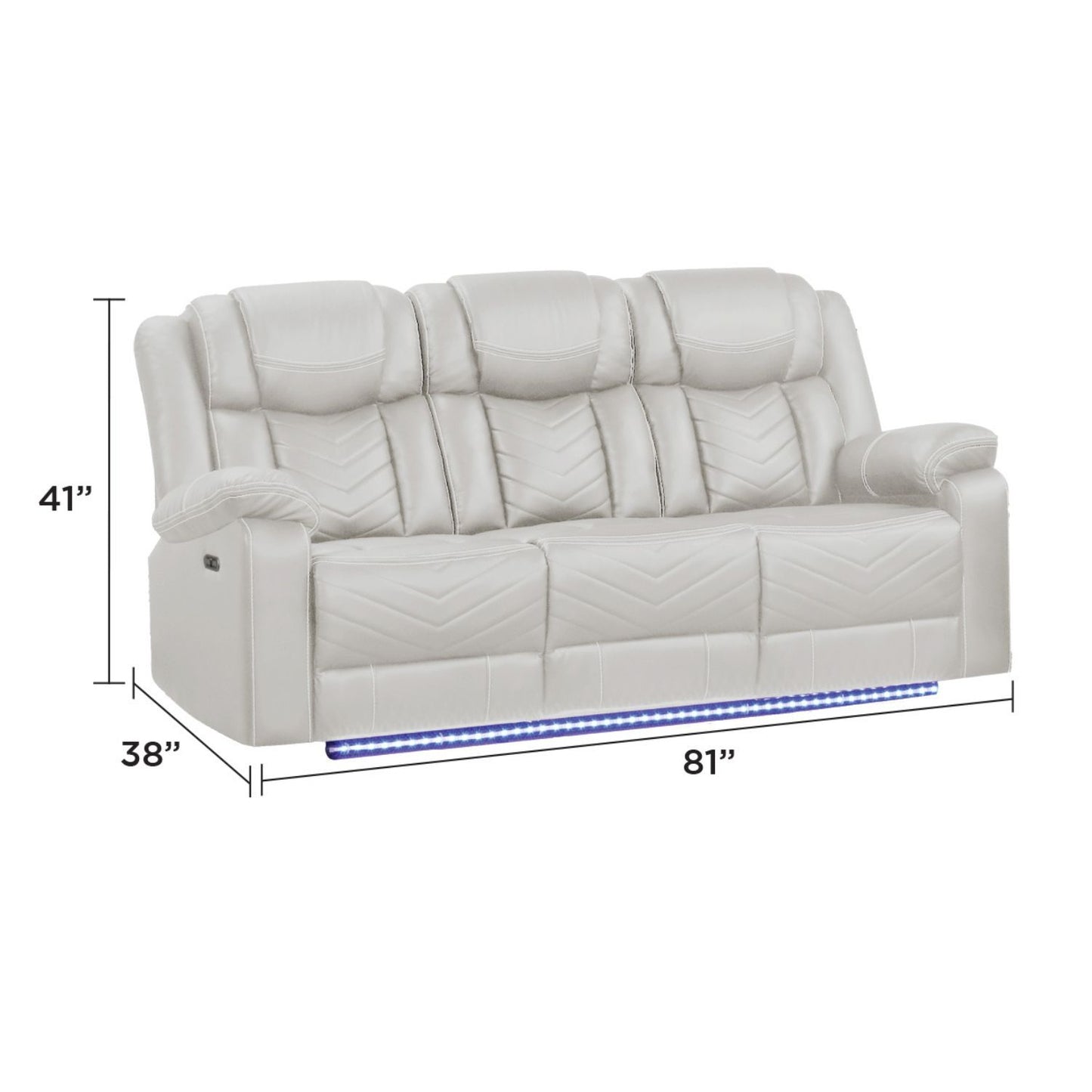 Challenger - LED Power Recliner Set