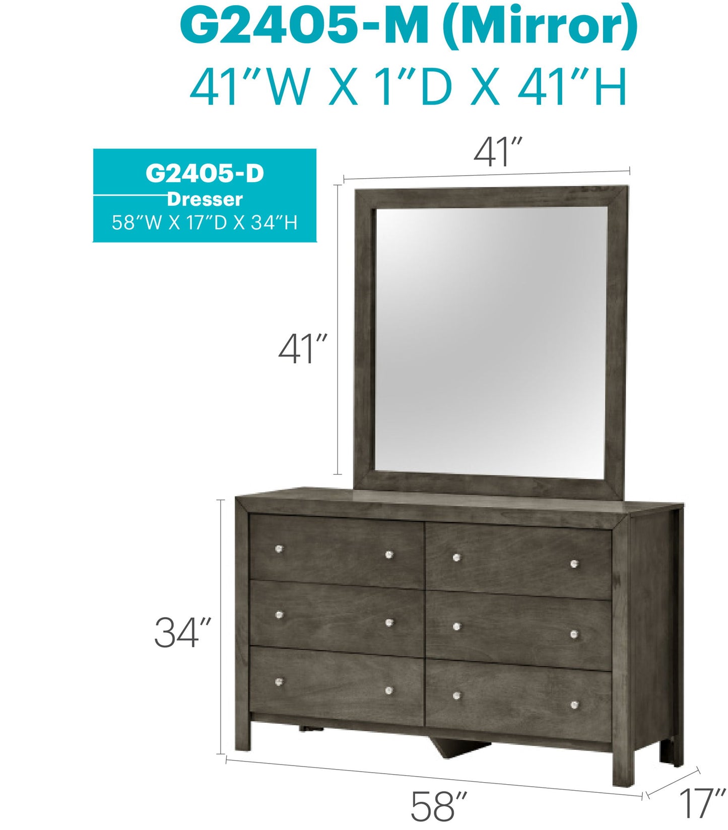 Elegant Transitional Dresser