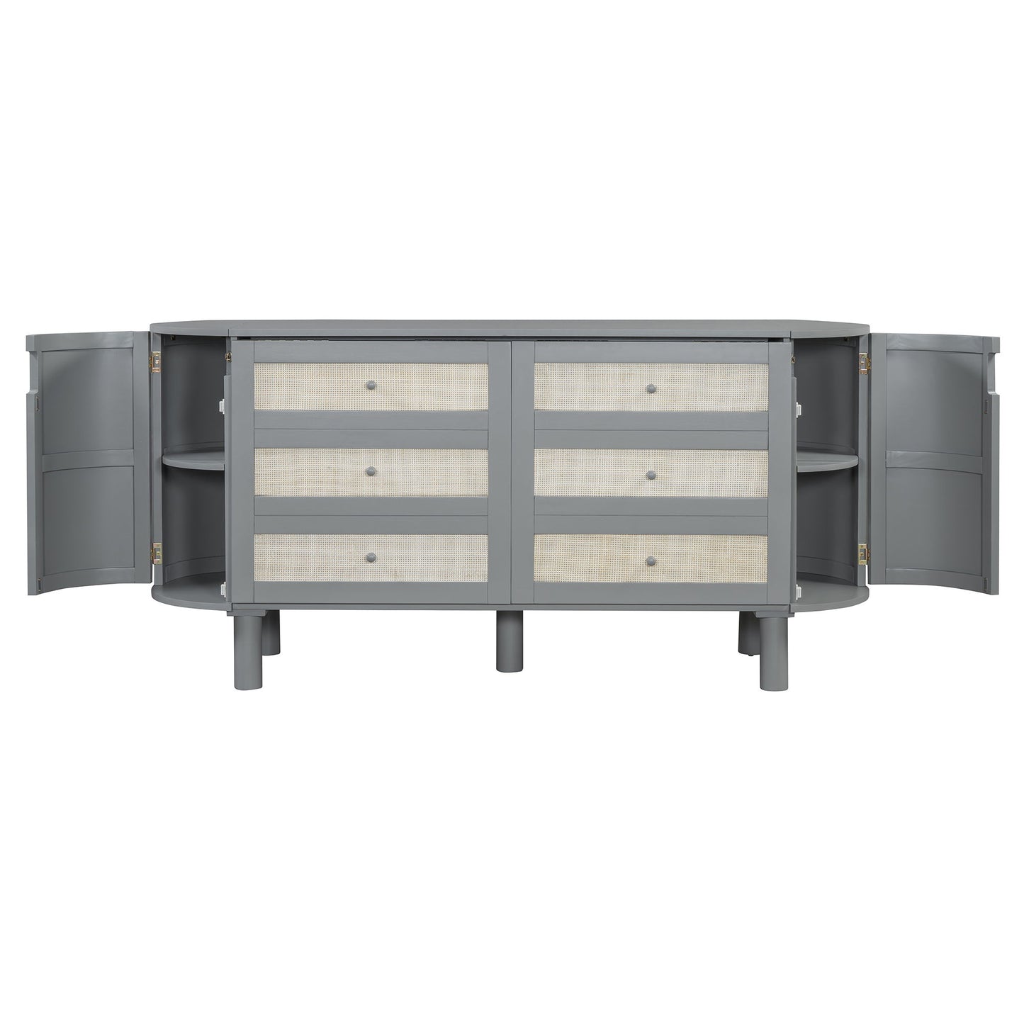 Murphy Bed With Hidden Storage & Modern Woven Design