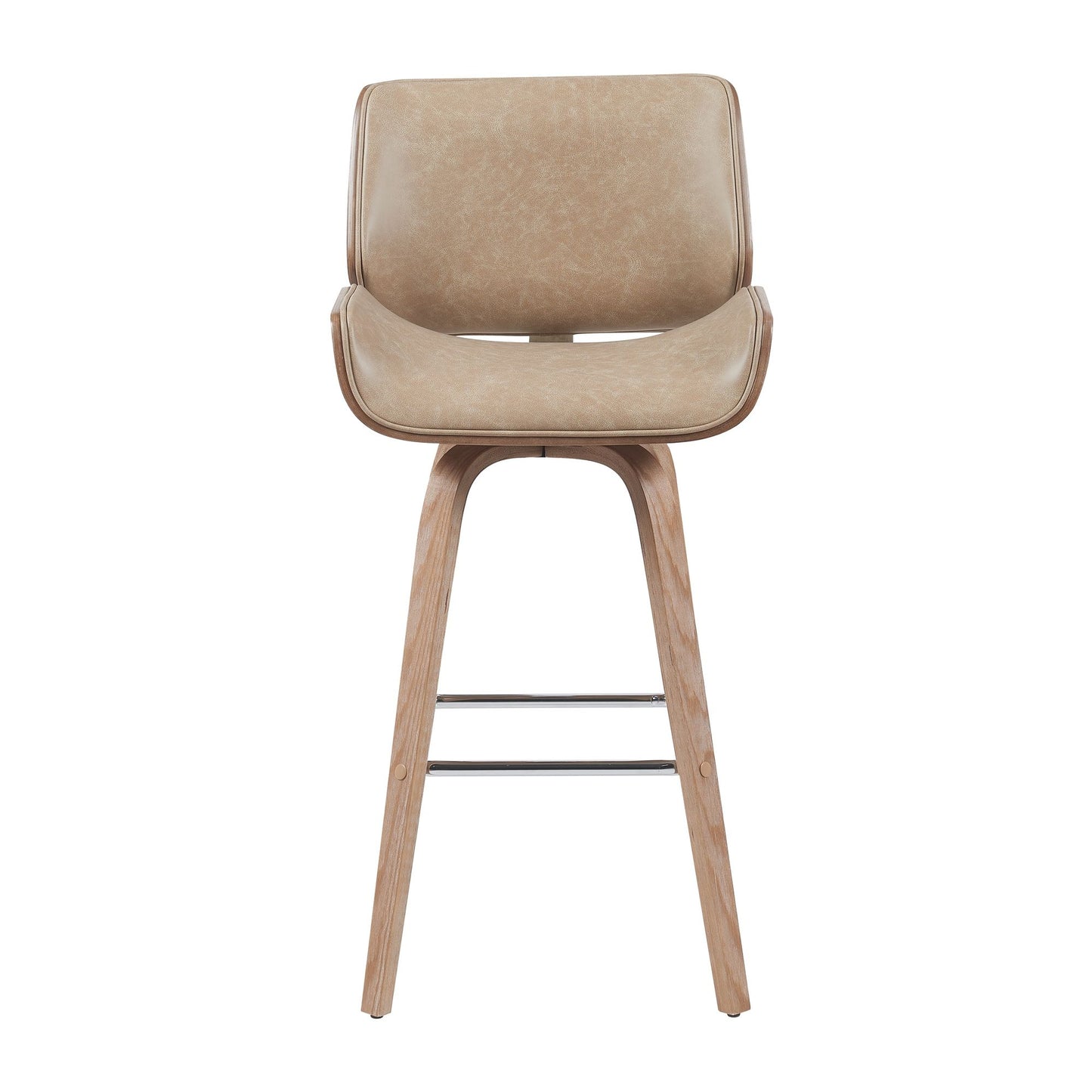 Tyler - Swivel Bar Stool - Light Brown