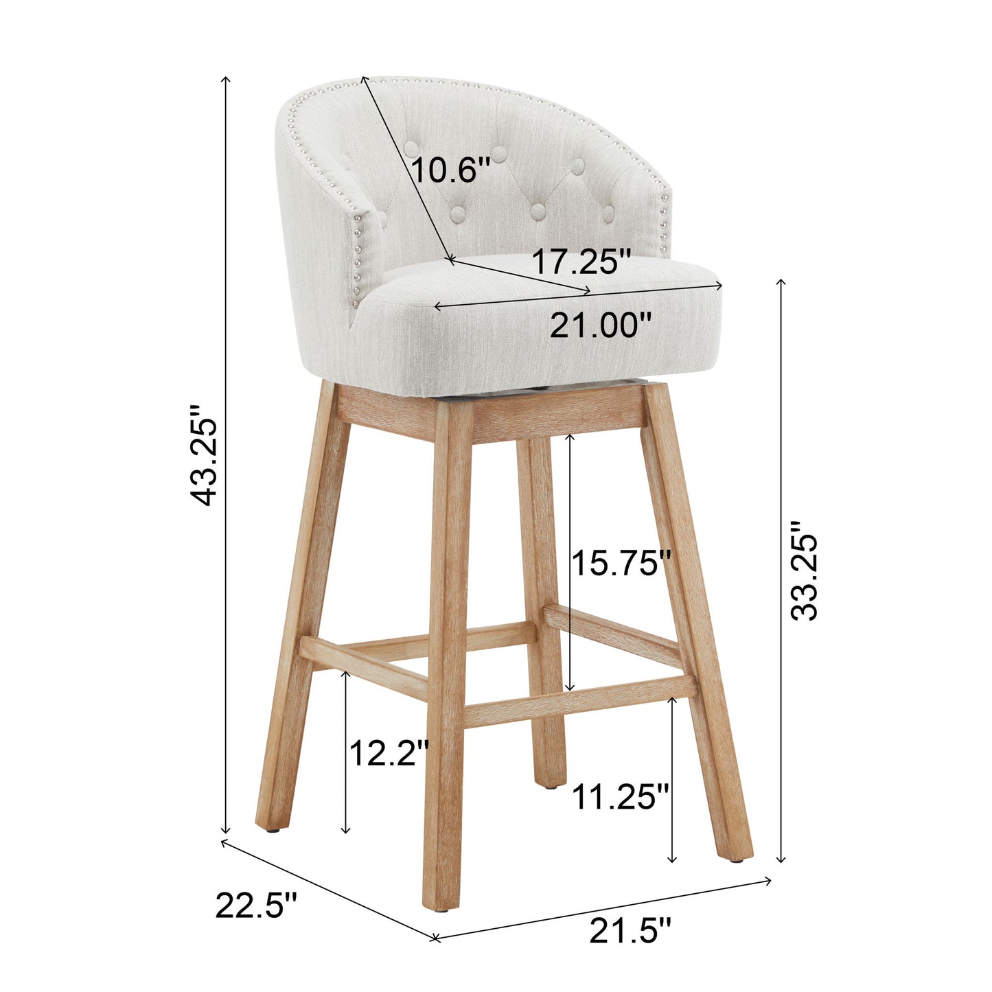 Swivel Counter Stools (Set of 2)