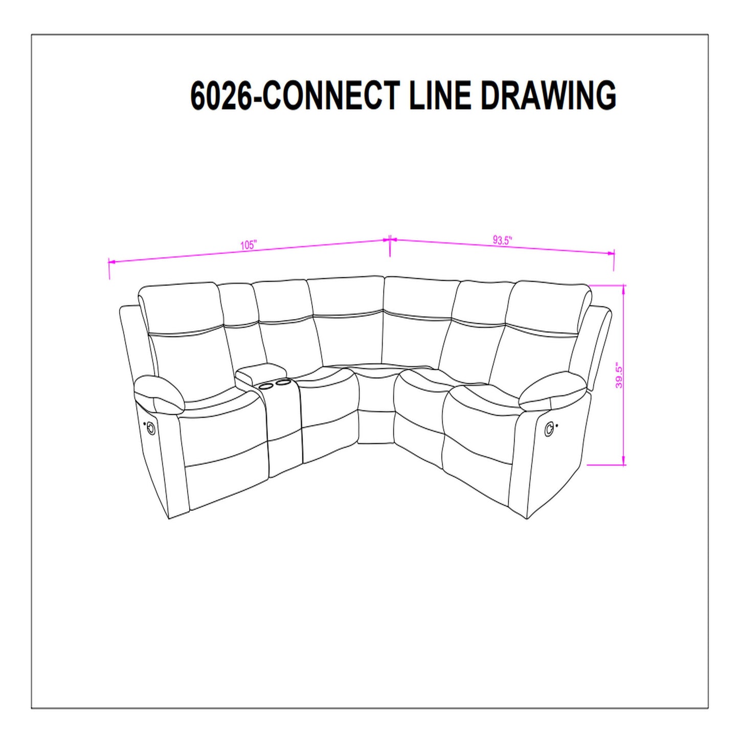 Sectional Sofa With Recline And Storage