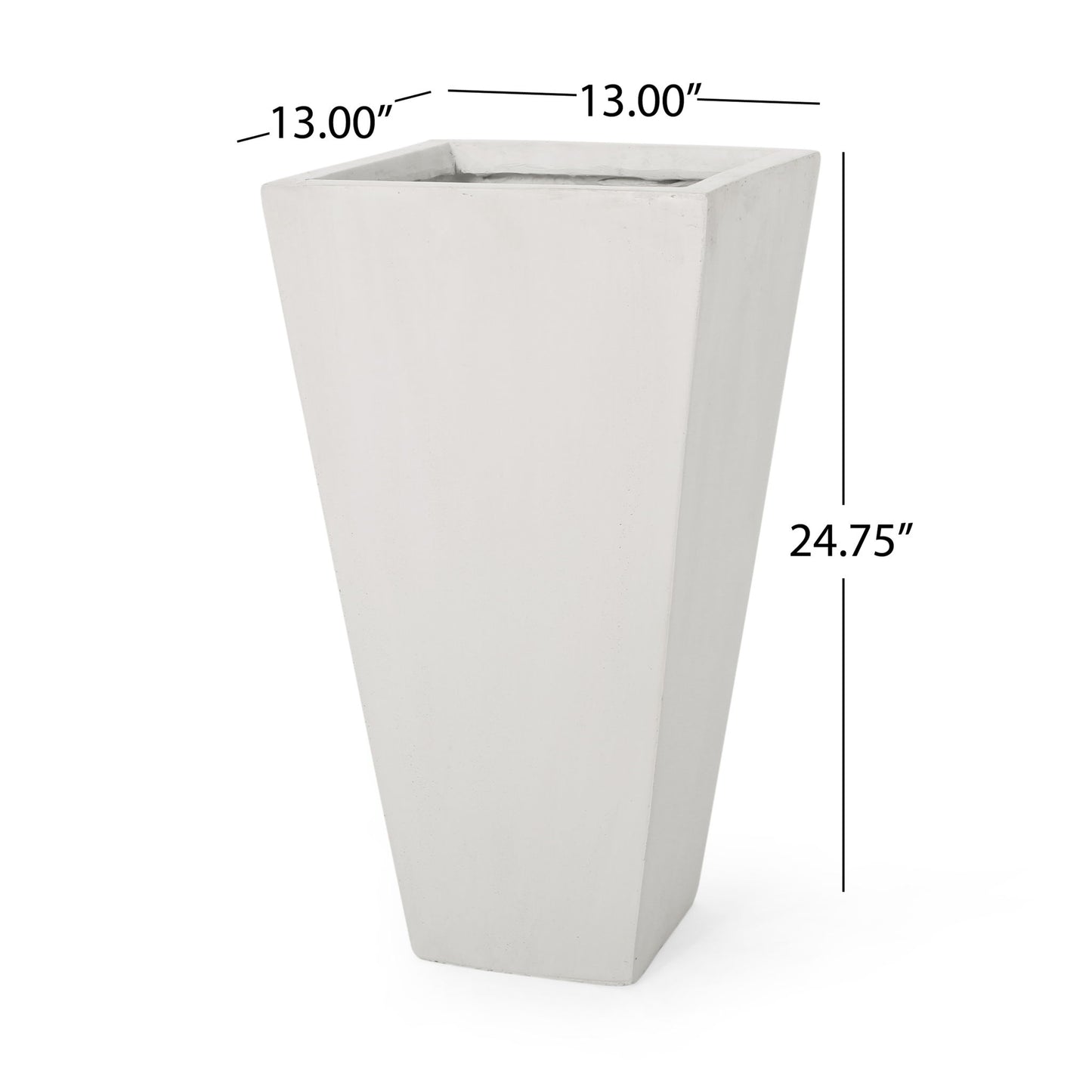 Outdoor Modern Cast Stone Planter