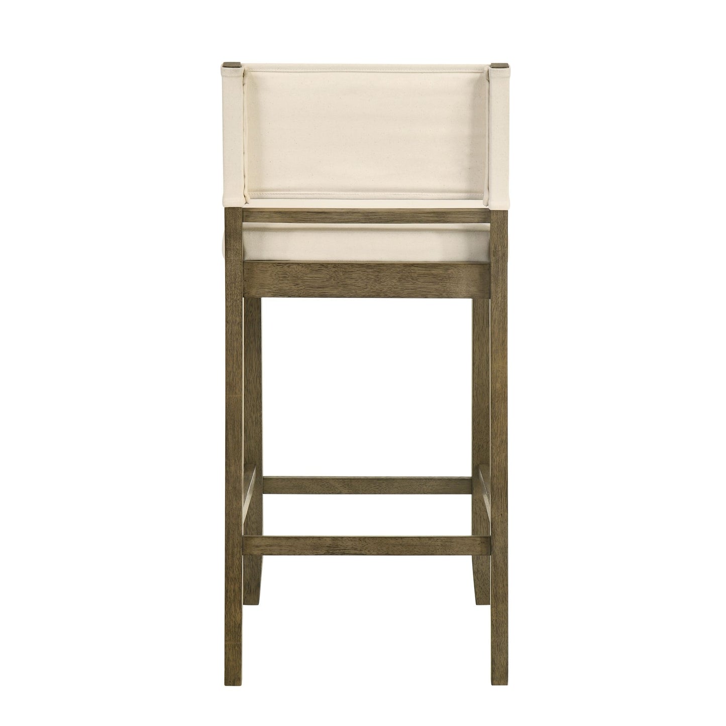 Yaneli - Contemporary Natural Wood Bar Height Kitchen Bar Stool