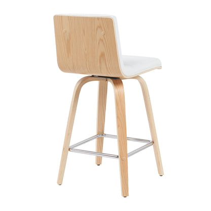 Vienna - Swivel Bar Stool - Light Brown Base
