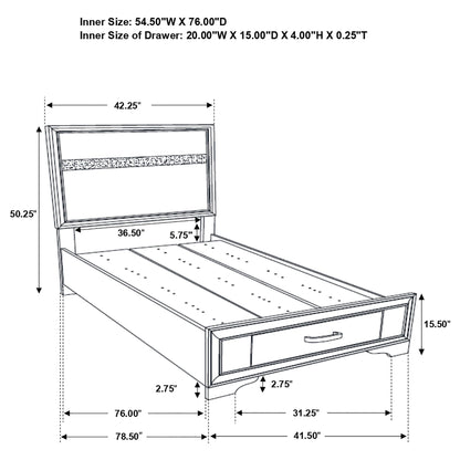 Annie - 5 Piece Bedroom Set