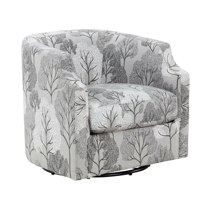 Isabelle - Swivel Glider Barrel Chair