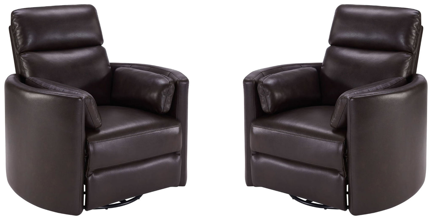Radius - Cordless Power Swivel Glider Recliner (Set of 2)