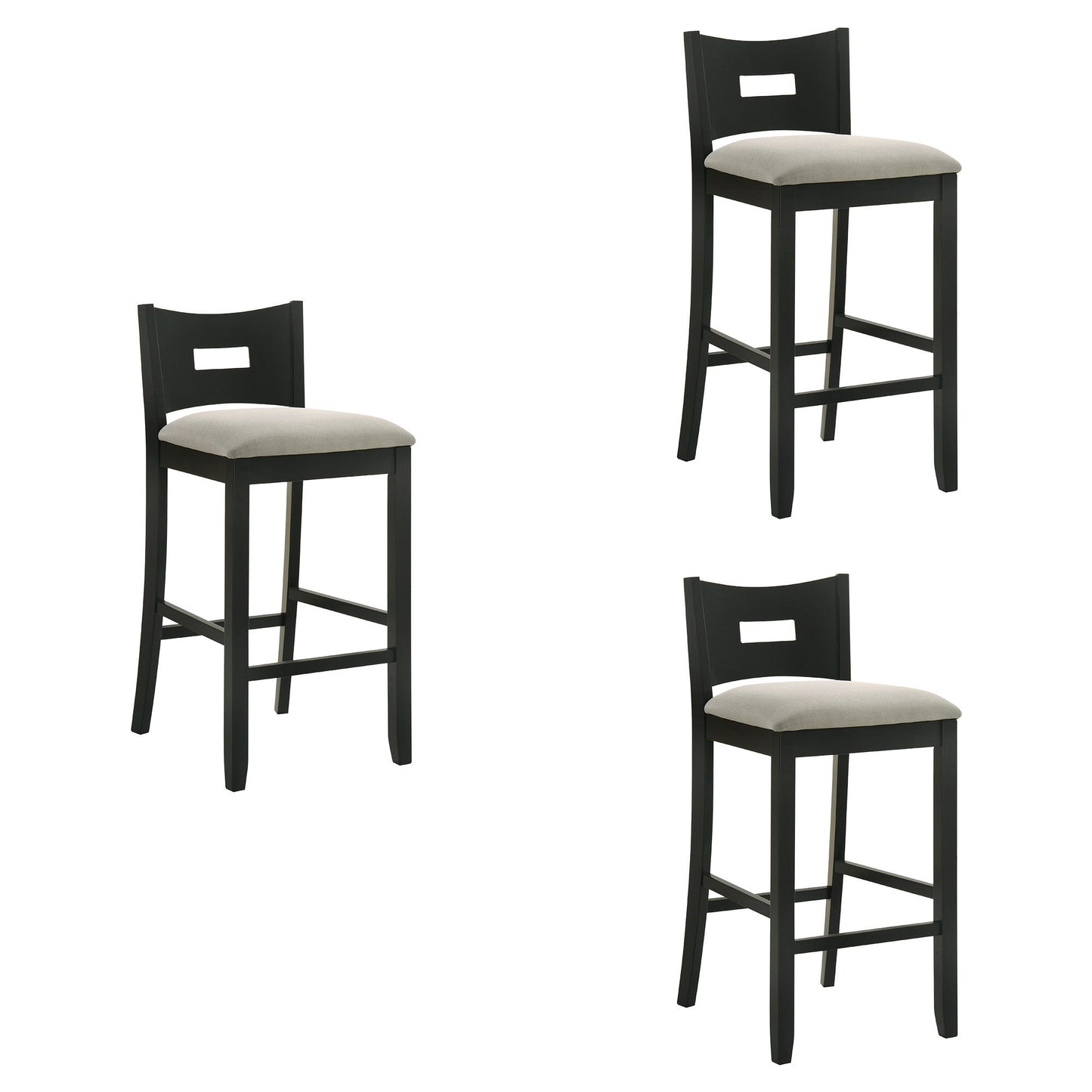 Ren - 30" Bar Height Rubberwood Barstool