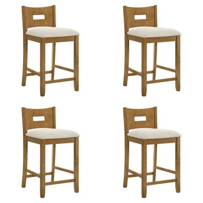 Ren - 26" Counter Height Rubberwood Barstool (Set of 2)