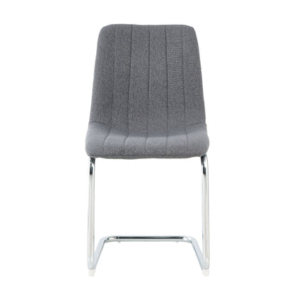 Modern Dining Chair With Metal Legs
