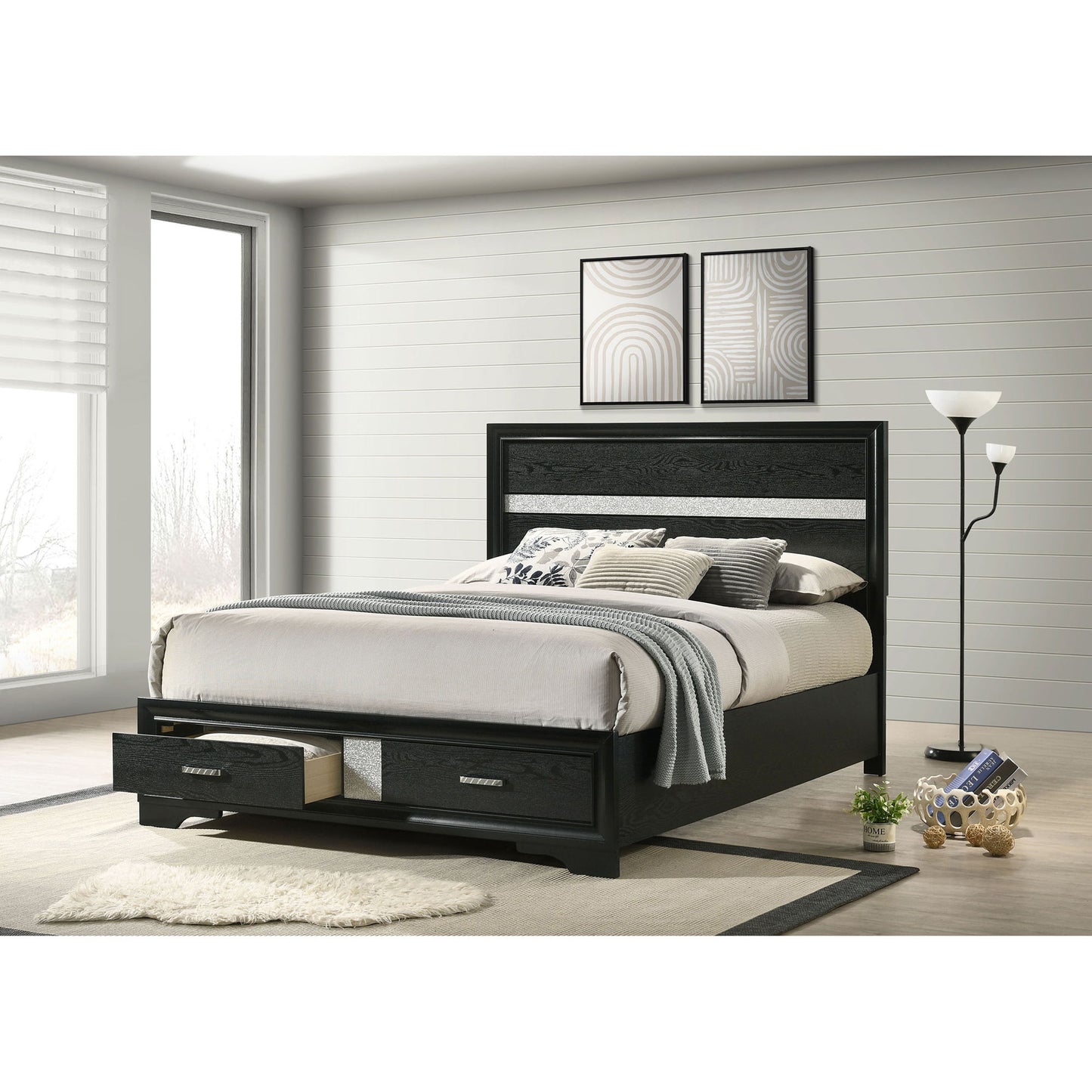 Orchid - Storage Panel Bed