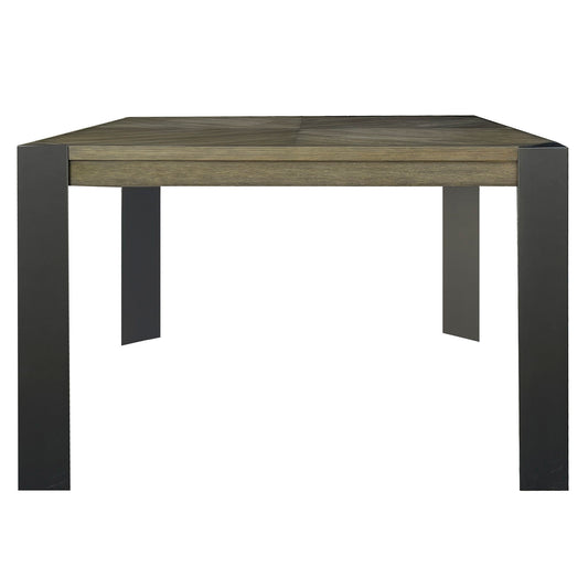 Cedar Fork - 54" Dining Square Counter Height Table - Smoked Arabica