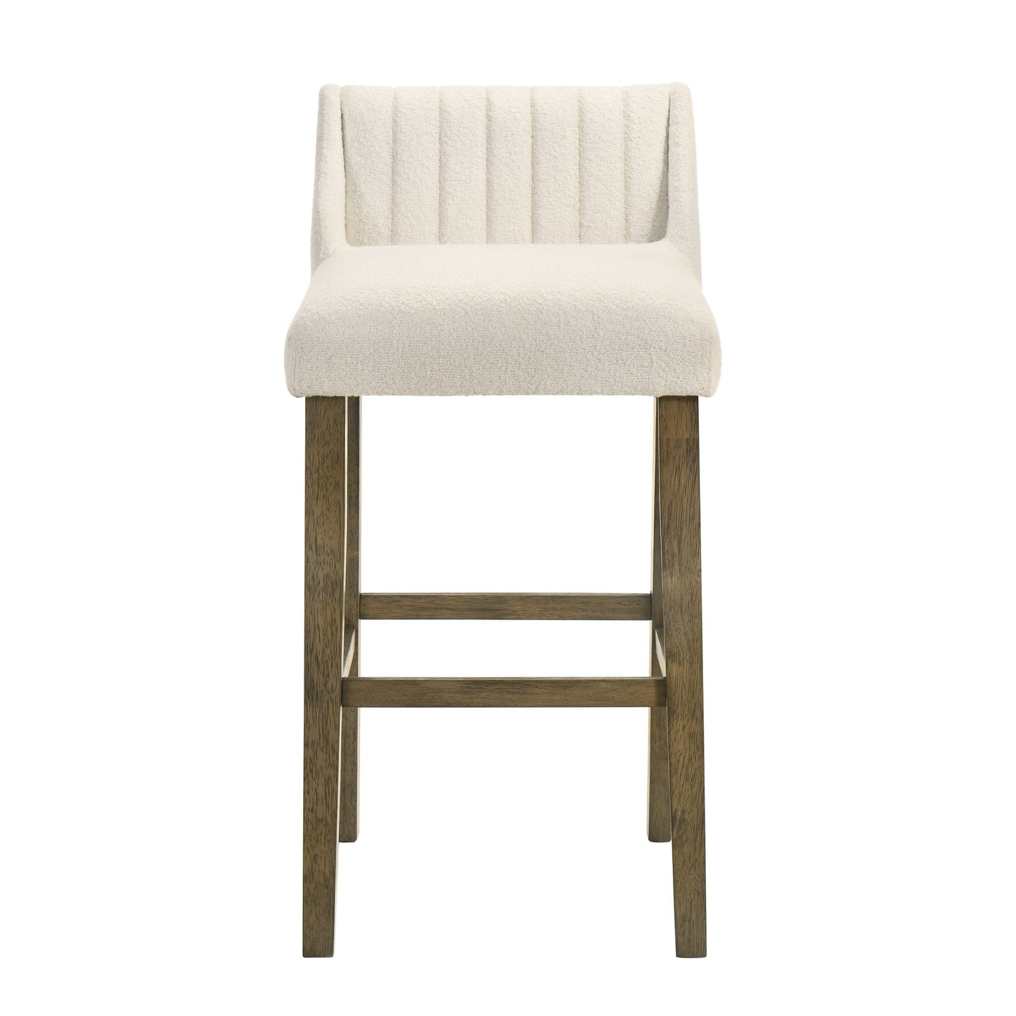 Fauna - Modern Transitional Wood Bar Height Kitchen Bar Stool