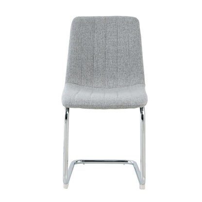 Modern Dining Chair With Metal Legs