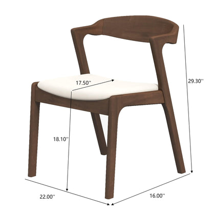 Dakota - Mid-Century Modern Velvet Dining Chair (Set of 2)