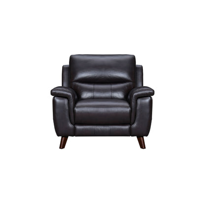 Lizette - Leather Power Recliner With USB - Brown