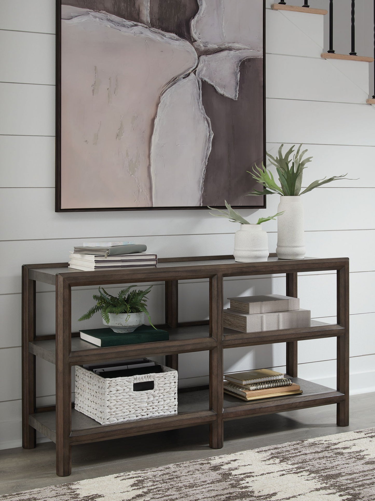 Kallenny - Brown / Gray - Sofa Table