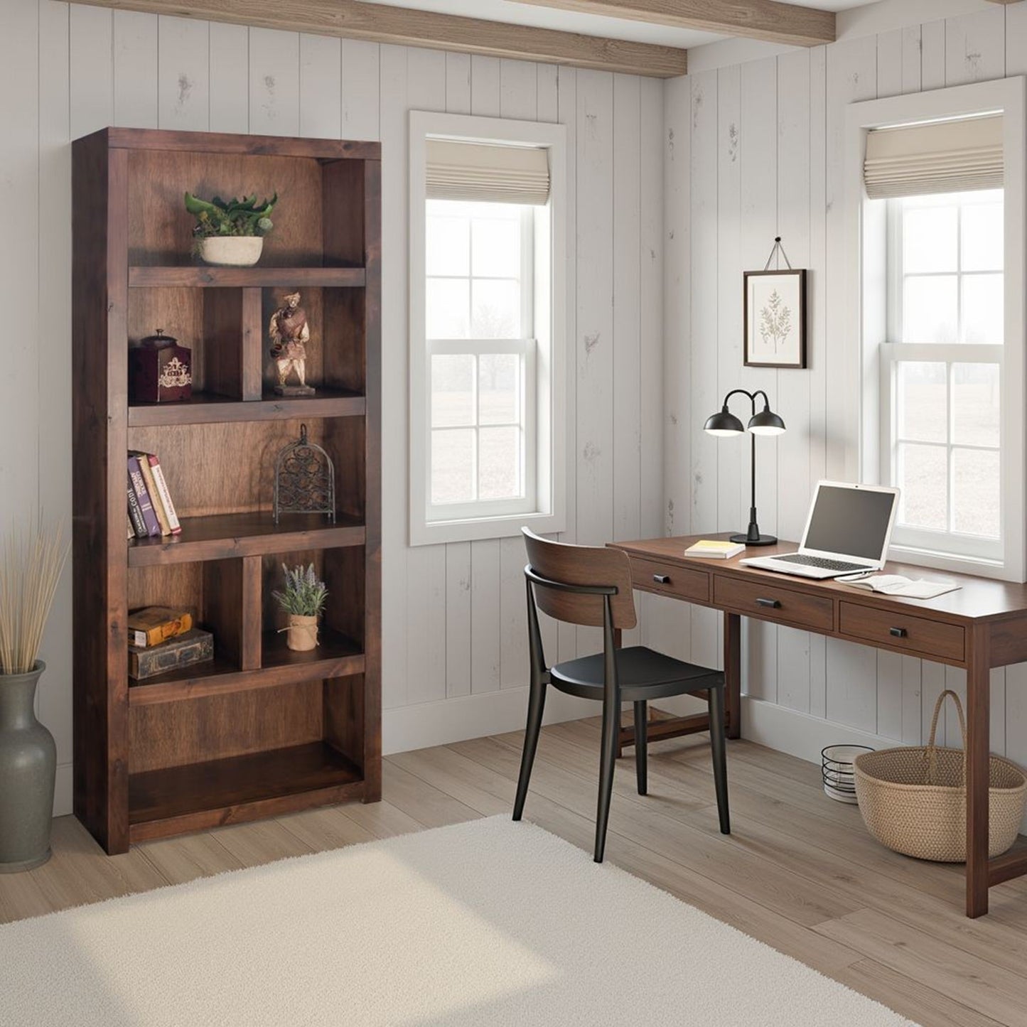 Closed Back High Bookcase