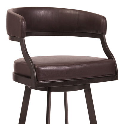Saturn - Swivel Bar Stool - Auburn Bay Legs