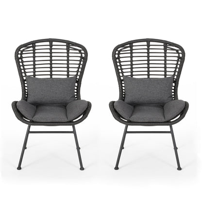 Calypso - Outdoor Chair With Water Resistance Cushion And Iron Frame