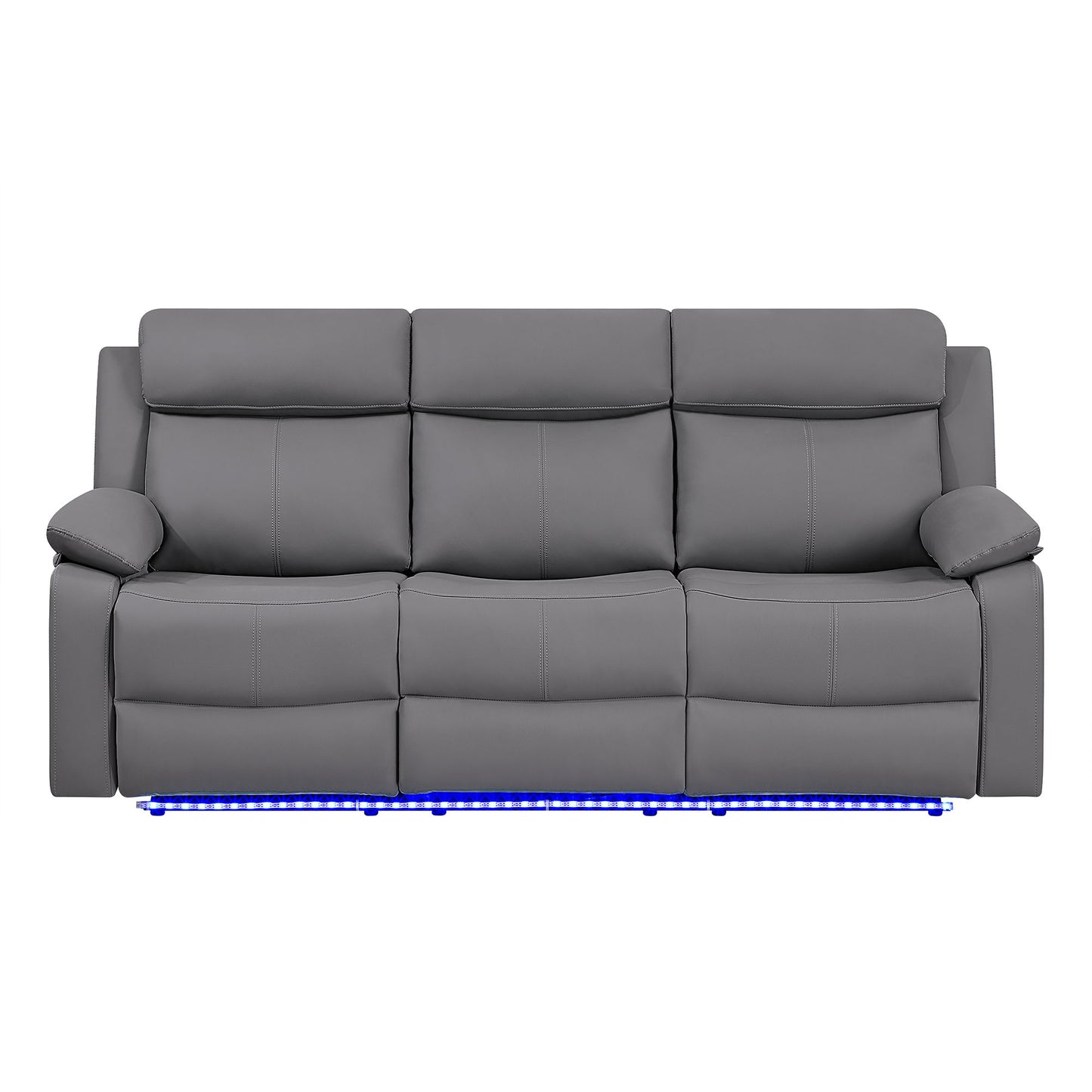 Blanche - Reclining Set With LED Lights, Speaker