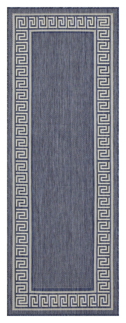 Sunshine - 5'3" X 7'3" Polypropylene Indoor, Outdoor Area Rug - Blue