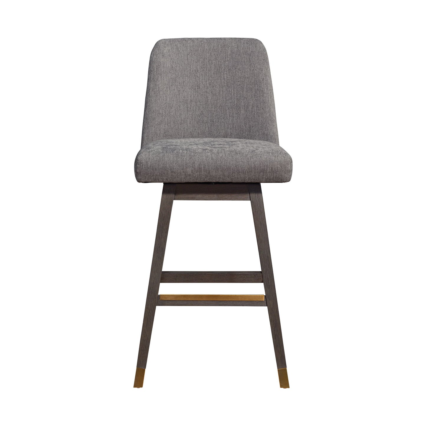 Amelia - Swivel Bar Stool - Gray Oak / Mocha